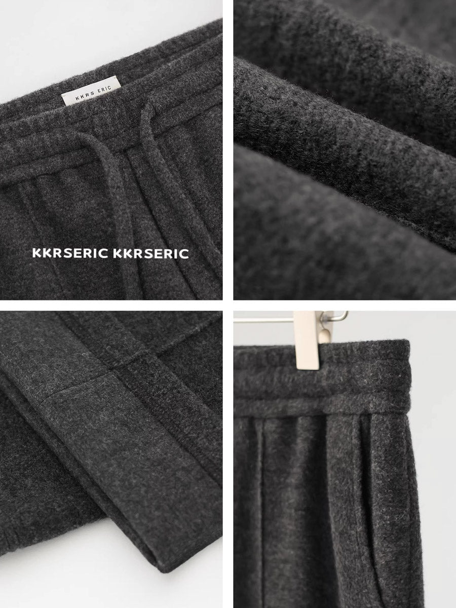 Effortless Minimalist Pants in Wool