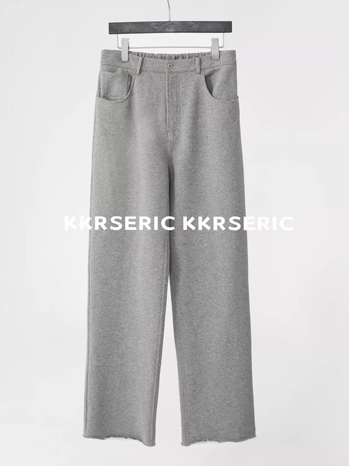 Denim-Cut Sweatpants in Cotton