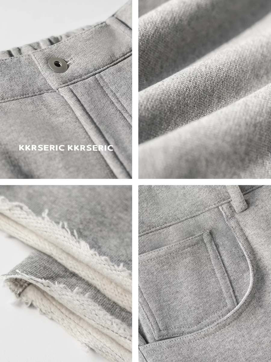 Denim-Cut Sweatpants in Cotton