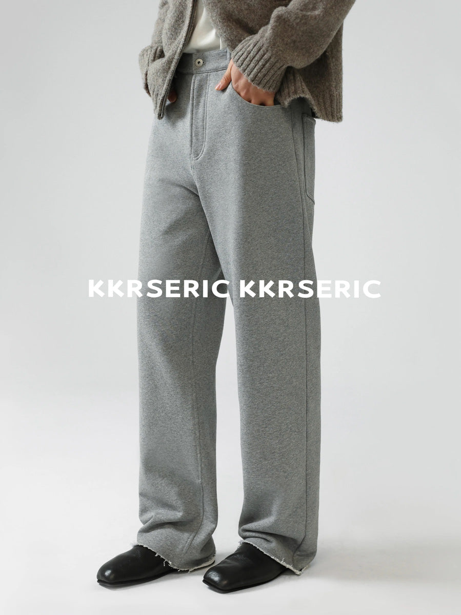 Denim-Cut Sweatpants in Cotton