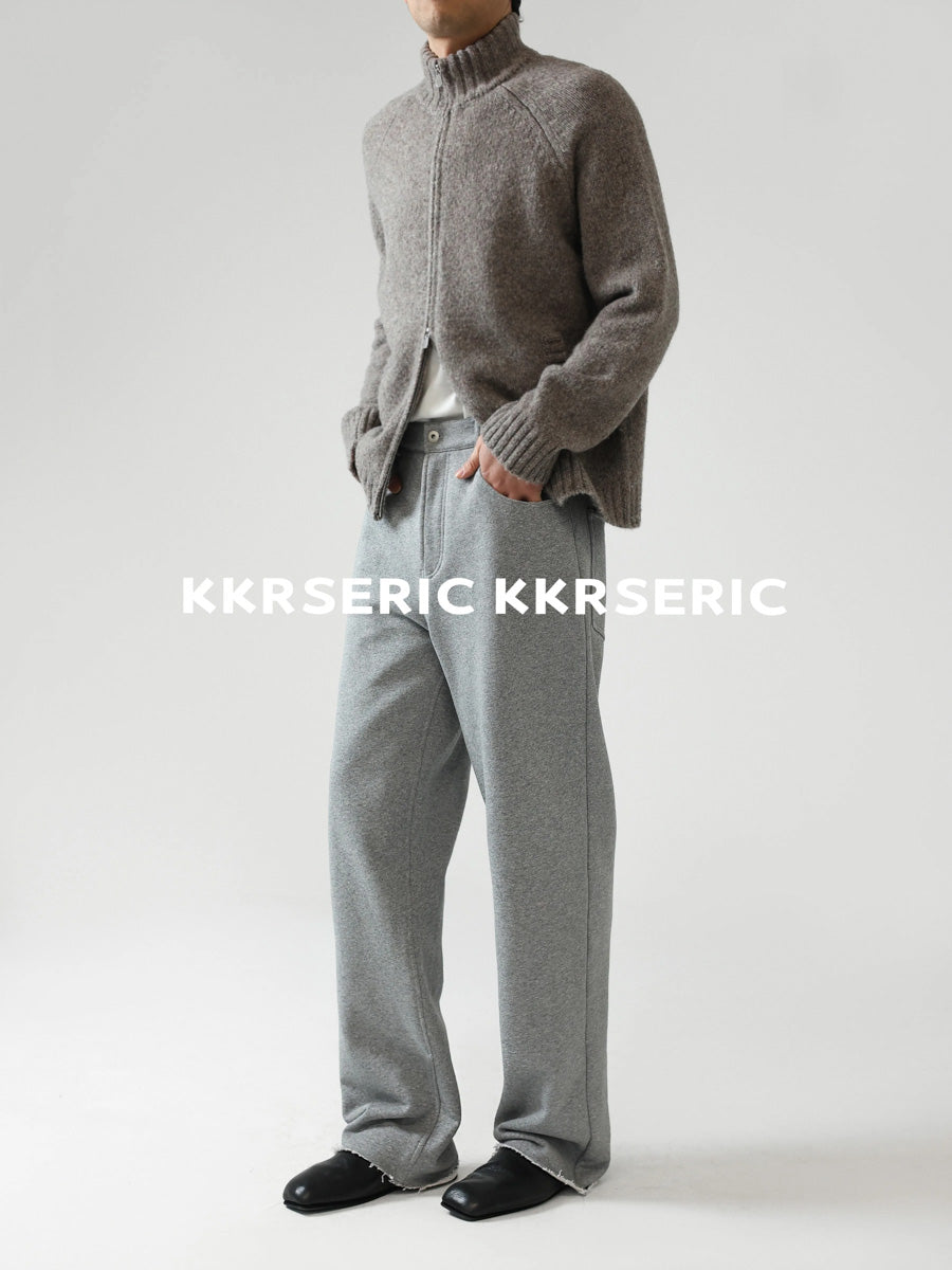 Denim-Cut Sweatpants in Cotton