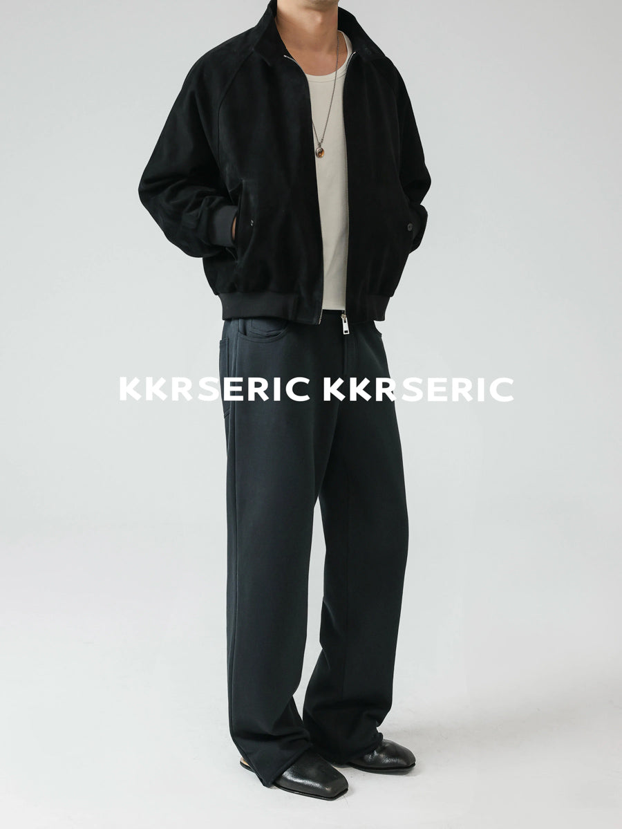 Denim-Cut Sweatpants in Cotton