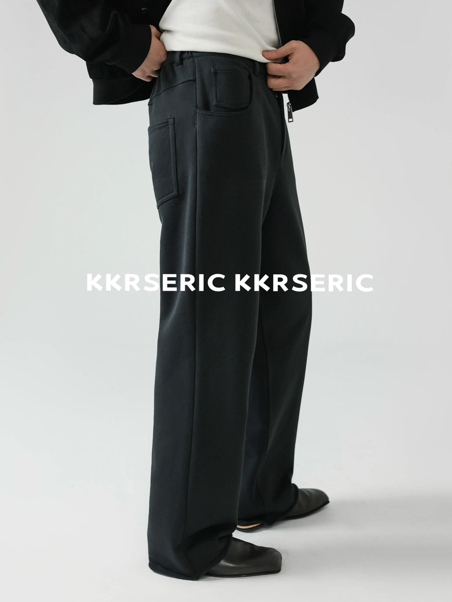 Denim-Cut Sweatpants in Cotton